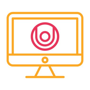 bilgisayar simgesi vektör illüstrasyonu