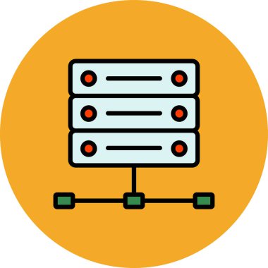 Ağ web simge vektör çizim