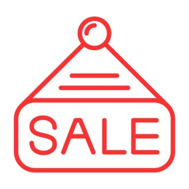 Satış. Web simgesi basit illüstrasyon