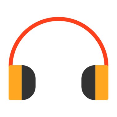 müzik düz vektör simgesi