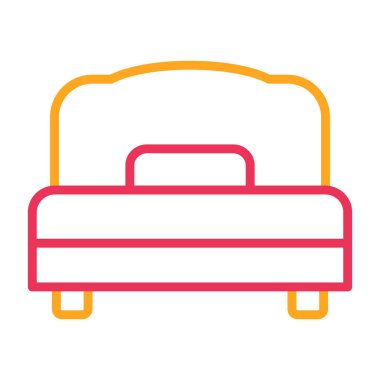 Kanepe. Web simgesi basit illüstrasyon