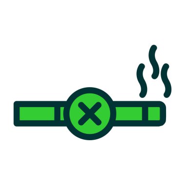 Bir termometrenin modern bir simgesinin vektör çizimi