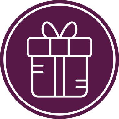 hediye simgesi vektör illüstrasyonu