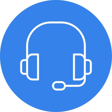 kulaklık web simgesi basit tasarım