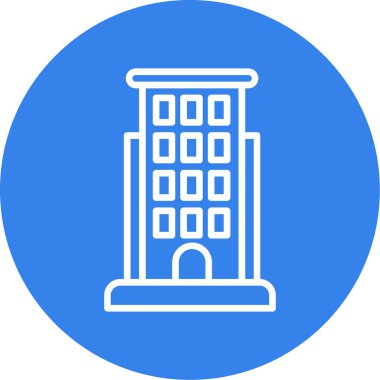 mimari yapı ikonu ana hatlar biçiminde