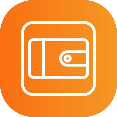 vektör cüzdanı illüstrasyonu