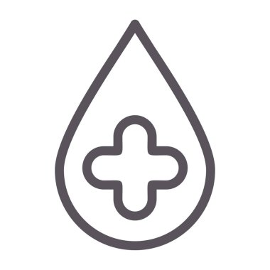 Su damlası çizgisi biçim vektör tasarımı