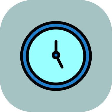 vektör zaman simgesi çizimi