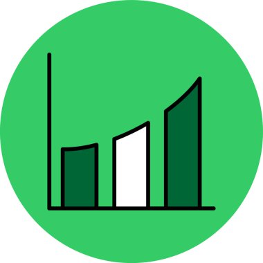 büyüme web simgesi, vektör illüstrasyonu