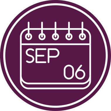 Takvim. Web simgesi basit illüstrasyon