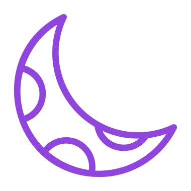 Ay web vektör illüstrasyonu