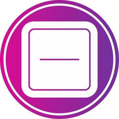 Tek bir izole simgenin vektör illüstrasyonu