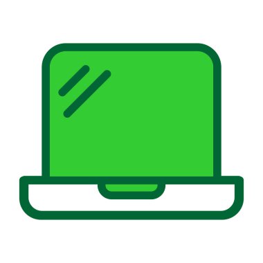 ofis masa simgesi vektör illüstrasyonu