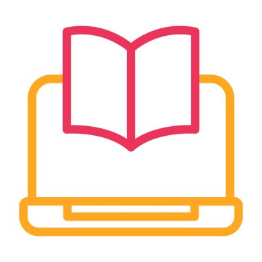 kitap simgesi vektör illüstrasyonu