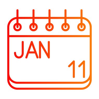 Takvim simgesi, vektör illüstrasyon tasarımı