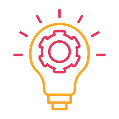 ampul simgesi vektör illüstrasyonu