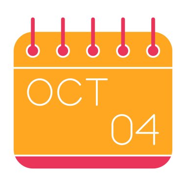 3 Ekim simgesi, vektör illüstrasyonu