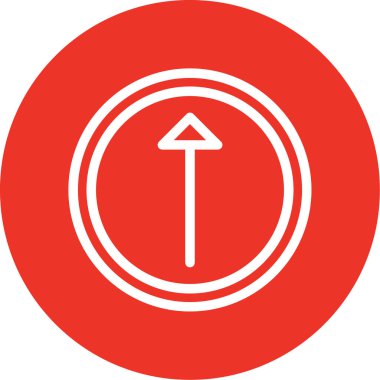 ok simgesinin vektör illüstrasyonu