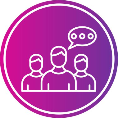 Grup insanlarının vektör illüstrasyonu