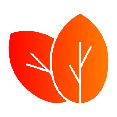 sonbahar yaprağı ikonu vektör illüstrasyon tasarımı