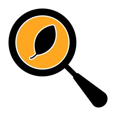 Büyüteç simgesi. vektör illüstrasyonu