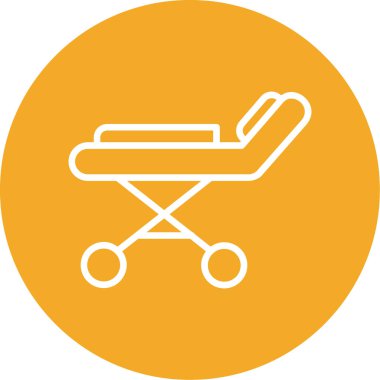 Modern alışveriş tramvayı simgesinin vektör çizimi