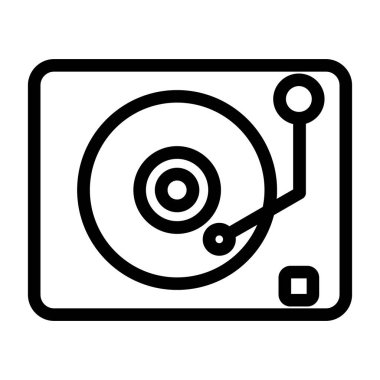 Disk simgesi, vektör çizimi