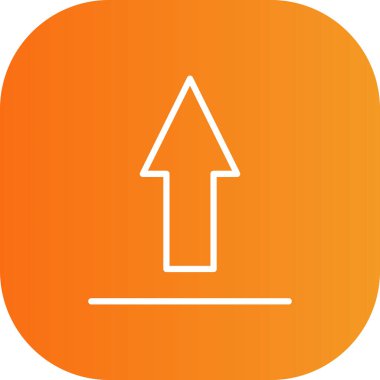 ok simgesi, soyut arkaplanda, vektör illüstrasyonu