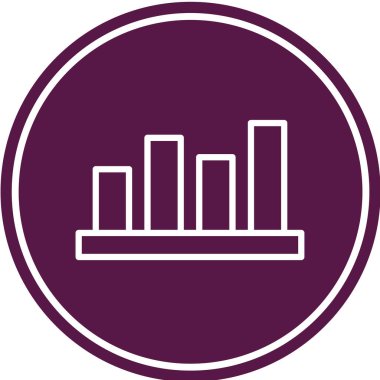 grafik simgesinin vektör illüstrasyonu