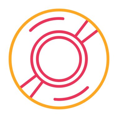 Seo modern simgesinin vektör illüstrasyonu, hedef pazarlama