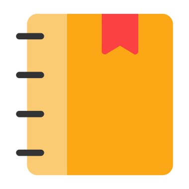 Dosya düz vektör simgesi