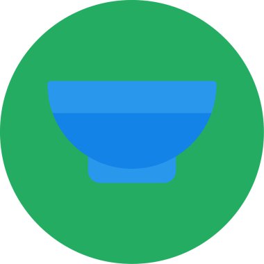 yiyecek düz vektör simgesi