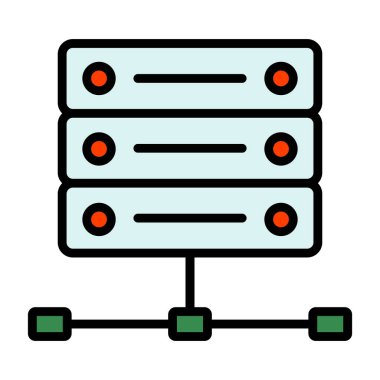 Ağ web simge vektör çizim