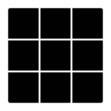 4 adet siyah beyaz çerçeve