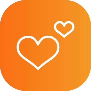 Aşk simgesinin vektör illüstrasyonu