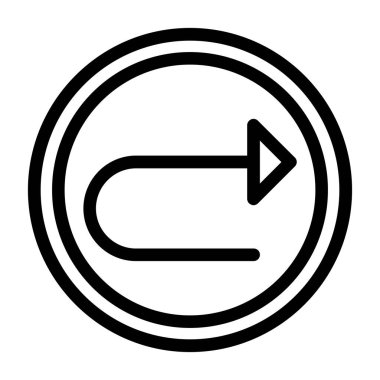 Vektör ince çizgi simgesini tazele