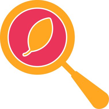 Büyüteç. Web simgesi basit illüstrasyon