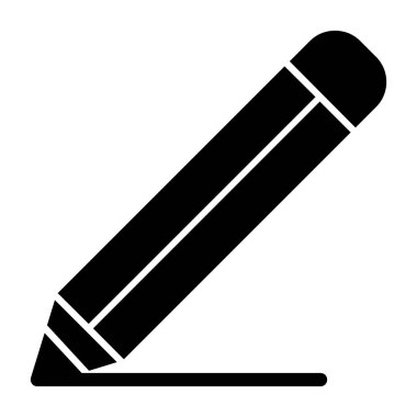 Kalem. Web simgesi vektör illüstrasyonu