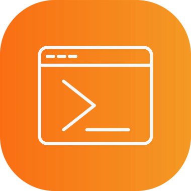 vektör lcd simgesi illüstrasyonu