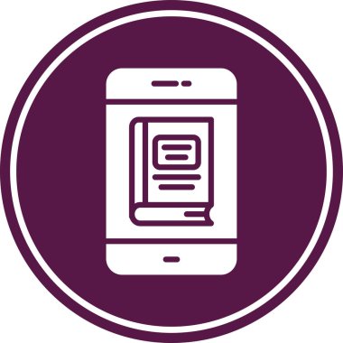 akıllı telefon simgesi vektör illüstrasyonu