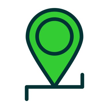 harita pin vektör simgesi