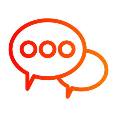 kabarcık sohbet simgesi. vektör illüstrasyonu