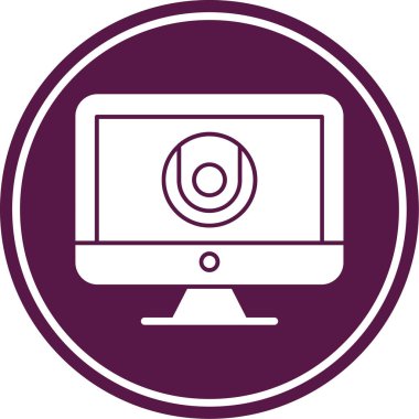 bilgisayar simgesi vektör illüstrasyonu