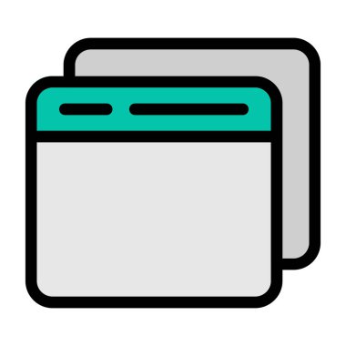 veri depolama vektörü illüstrasyon simgesi dekoru