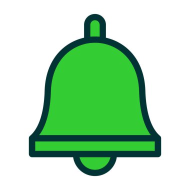 Çan simgesi vektör illüstrasyonu