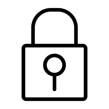 Kolayca düzenleyebilen veya düzenleyebilen Vektör simgesini kilitle