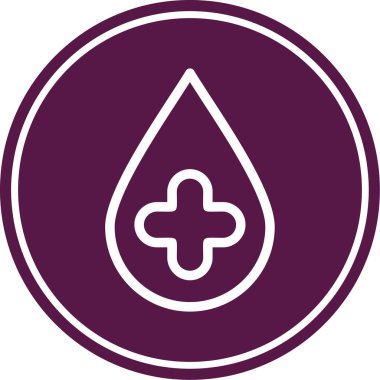 kan damlası ikon vektör illüstrasyonu