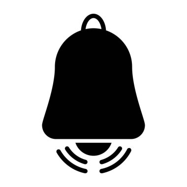 Alarm çanı simgesi, düz biçim