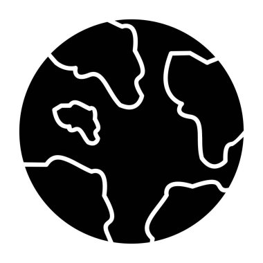 Dünya gezegeni ikonu