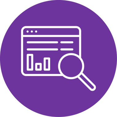 seo modern simgesinin vektör illüstrasyonu